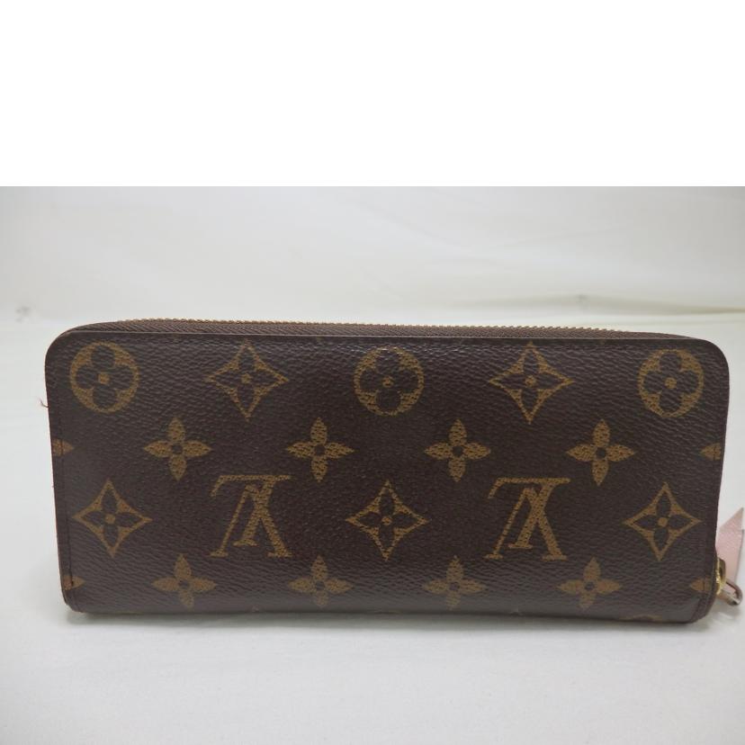 LV ルイヴィトン/ポルトフォイユ・クレマンス/モノグラム/ローズバレリーヌ/M61298//CA2***/Bランク/84