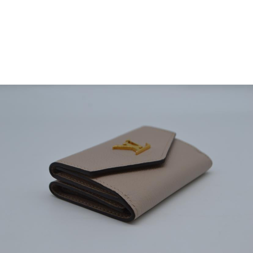 LV ルイヴィトン/ポルトフォイユ・ロックミニ/トリヨレザー/グレージュ/M69340//UB0***/ABランク/89