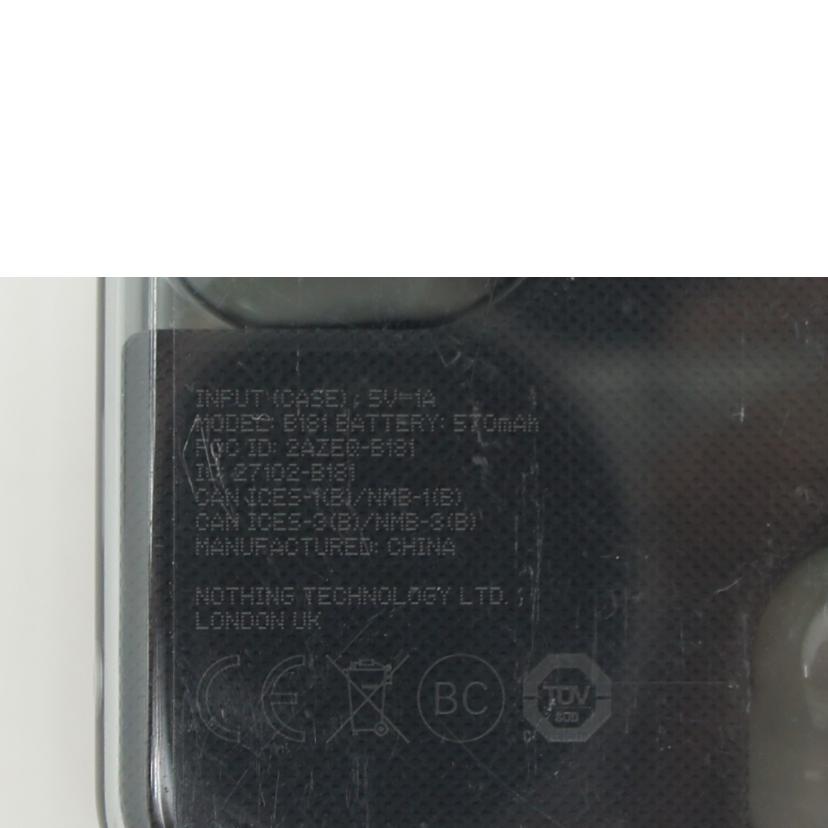 Nothing ナッシング/ワイヤレスイヤホン/ear(1)//ABランク/75