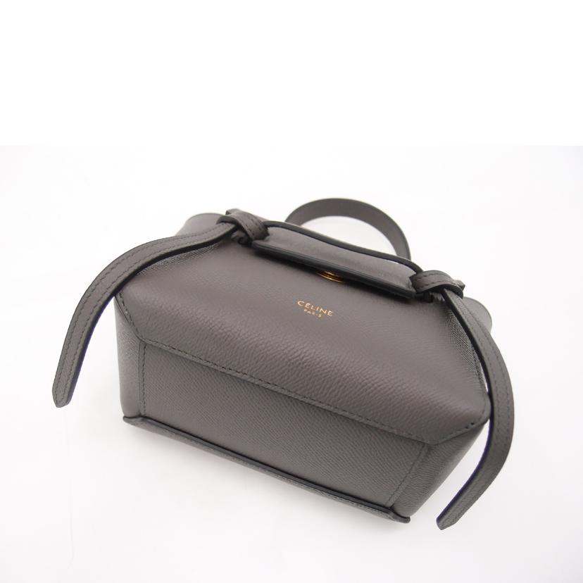 CELINE セリーヌ/PICOベルトバッグ/グレー/194263//SAランク/69