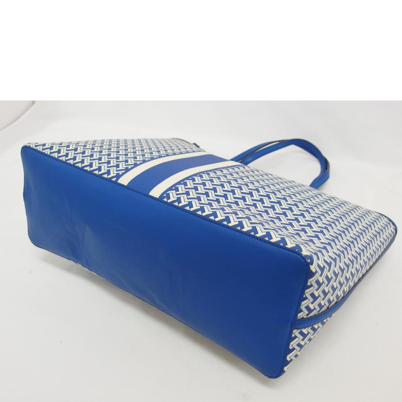 TORY BURCH トリーバーチ/トートバッグ/ジオロゴ/ブルー/10011011//ABランク/04