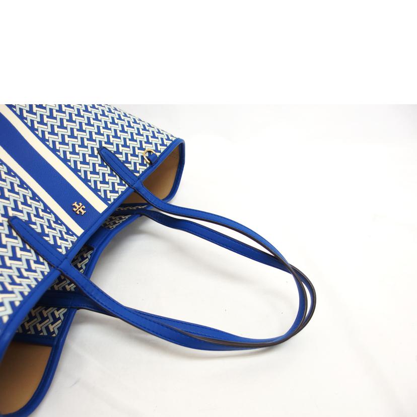 TORY BURCH トリーバーチ/トートバッグ/ジオロゴ/ブルー/10011011//ABランク/04