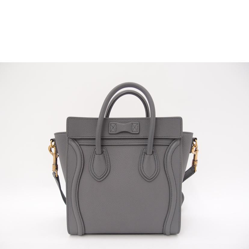 CELINE セリーヌ/ラゲージナノショッパー/グレー/189243//Aランク/69