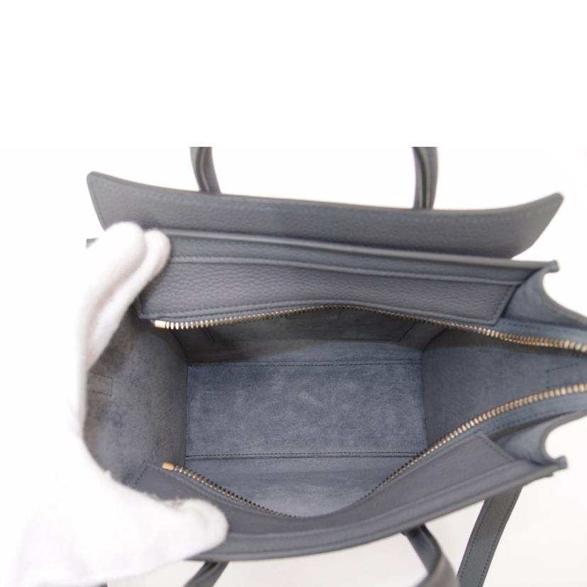 CELINE セリーヌ/ラゲージナノショッパー/グレー/189243//Aランク/69