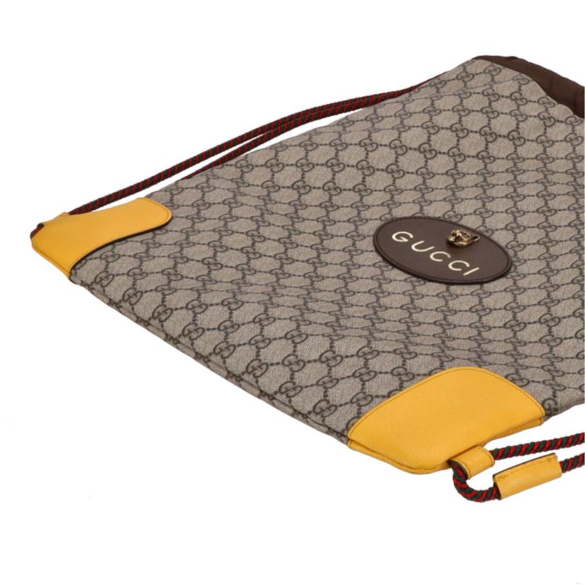GUCCI グッチ/GGスプリーム/キャットヘッド/ドローストリングバックパック/473872//204***/Aランク/18