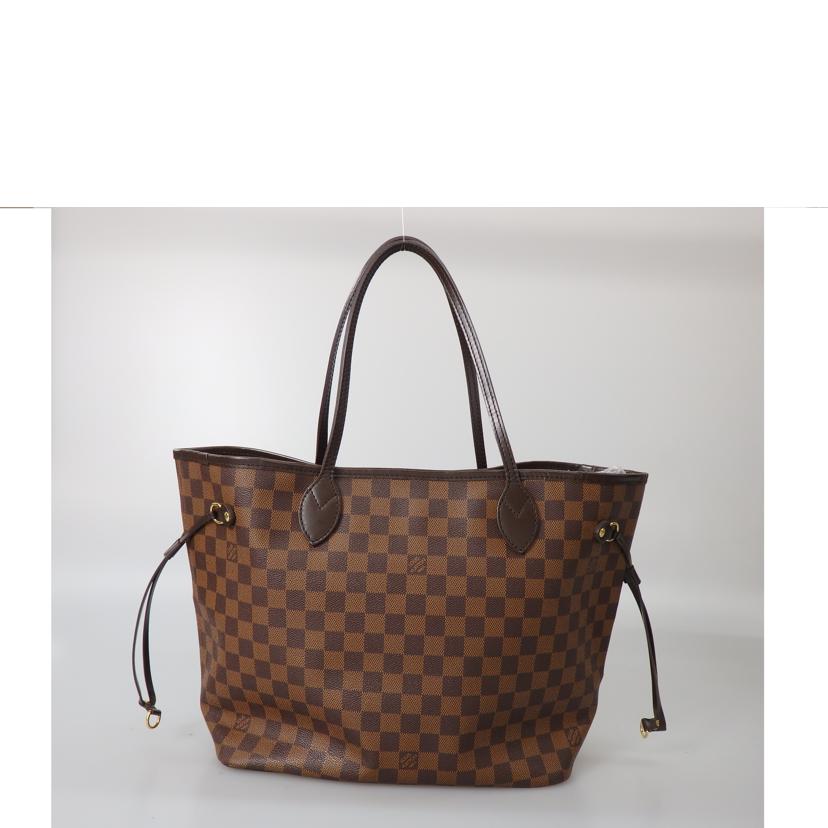 LOUIS VUITTON ルイヴィトン ルイ・ヴィトン ビトン ダミエ・エベヌ 市松模様 ブラウン 茶 ショルダーバッグ ハンドバッグ トートバッグ ブラウン メンズ レディース 定番 人気 LV 斜め掛け 肩がけ/旧型ネヴァーフルMM/ダミエ/エベヌ/N51105//AR4***/Aランク/76