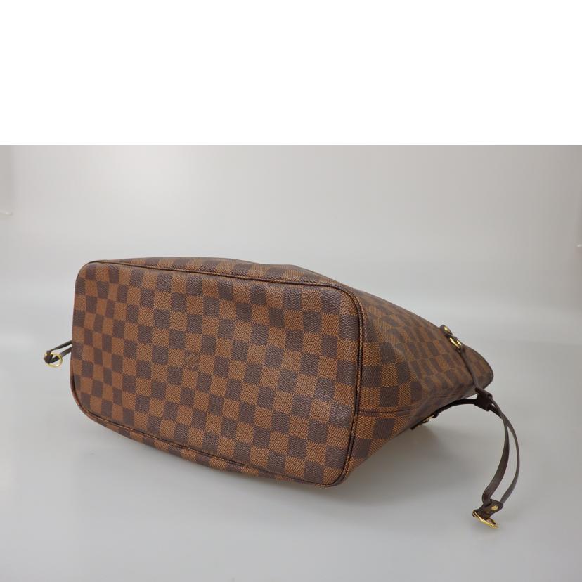 LOUIS VUITTON ルイヴィトン ルイ・ヴィトン ビトン ダミエ・エベヌ 市松模様 ブラウン 茶 ショルダーバッグ ハンドバッグ トートバッグ ブラウン メンズ レディース 定番 人気 LV 斜め掛け 肩がけ/旧型ネヴァーフルMM/ダミエ/エベヌ/N51105//AR4***/Aランク/76