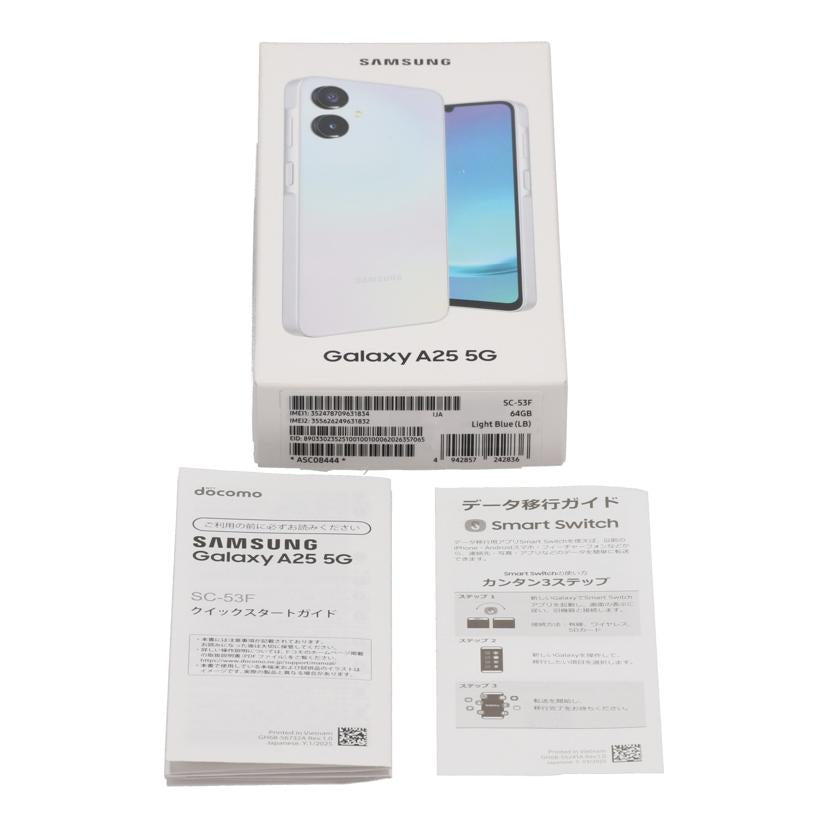 SAMSUNG docomo サムスン /スマートフォン/Galaxy A25 5G 64GB/SC-53F//RFCYA0830BA/Aランク/69