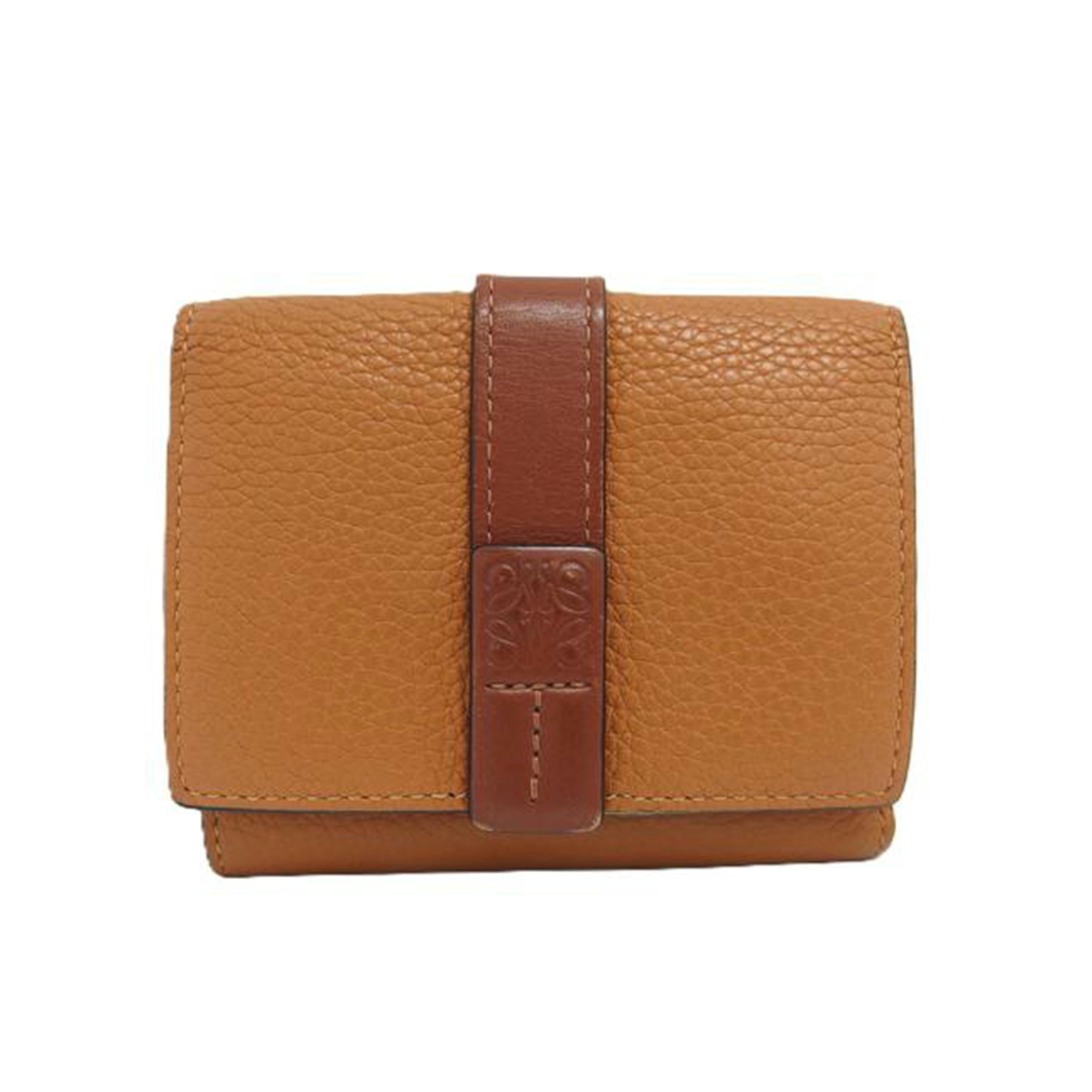 LOEWE ロエベ/トライフォールド三つ折りコンパクト財布/124.12AB41//Bランク/04