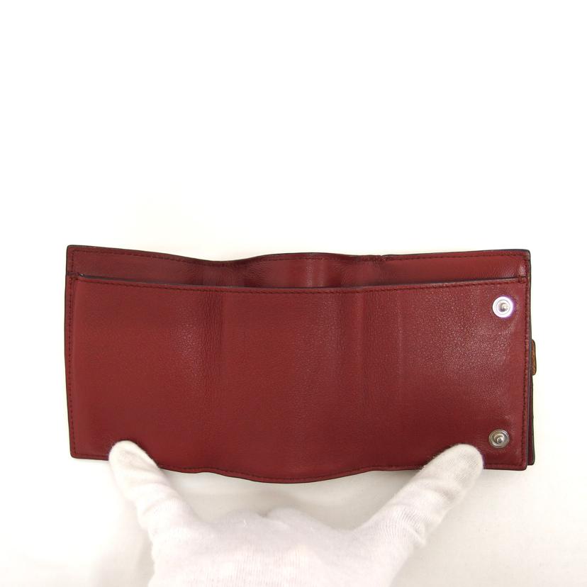 LOEWE ロエベ/トライフォールド三つ折りコンパクト財布/124.12AB41//Bランク/04