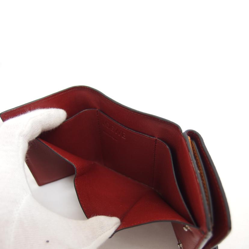 LOEWE ロエベ/トライフォールド三つ折りコンパクト財布/124.12AB41//Bランク/04