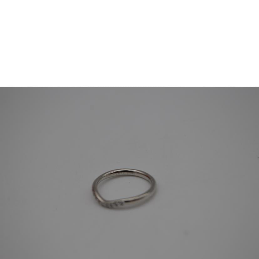 TIFFANY&Co. ティファニーアンドコウ/TIFFANY Pt950 カーブバンドR #8/Pt950/2.8g//Aランク/89