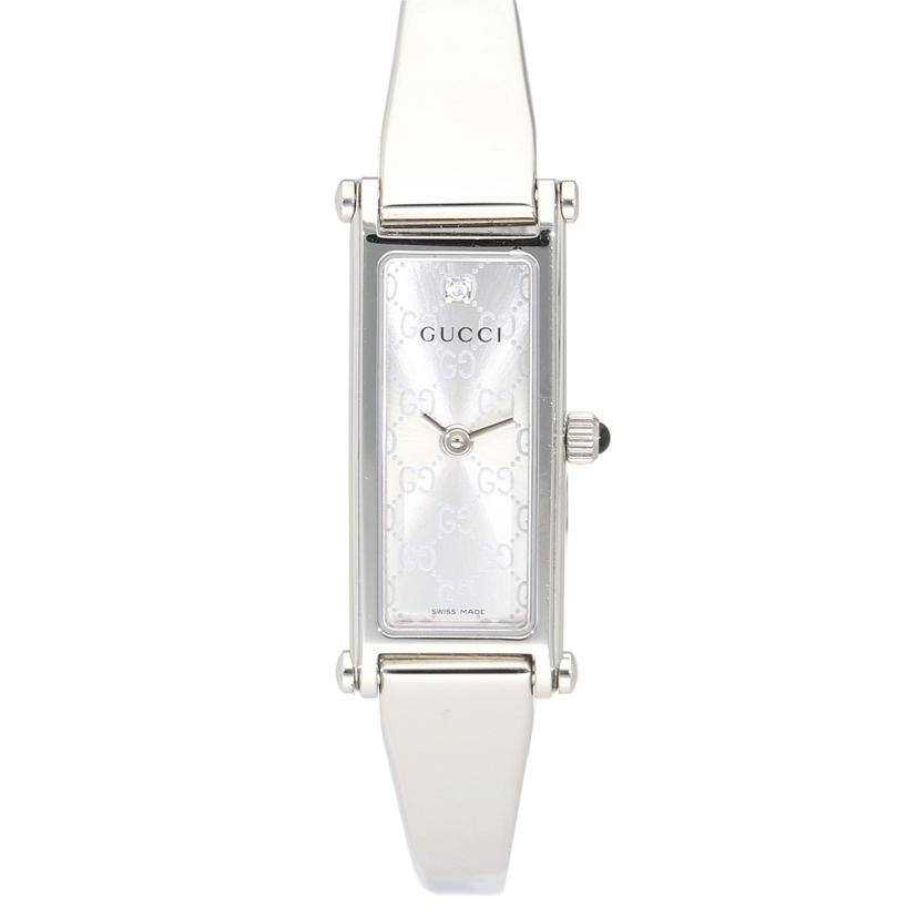 GUCCI グッチ/バングルウォッチ/クオーツ/1Pダイヤ/1500L//149*****/ABランク/40