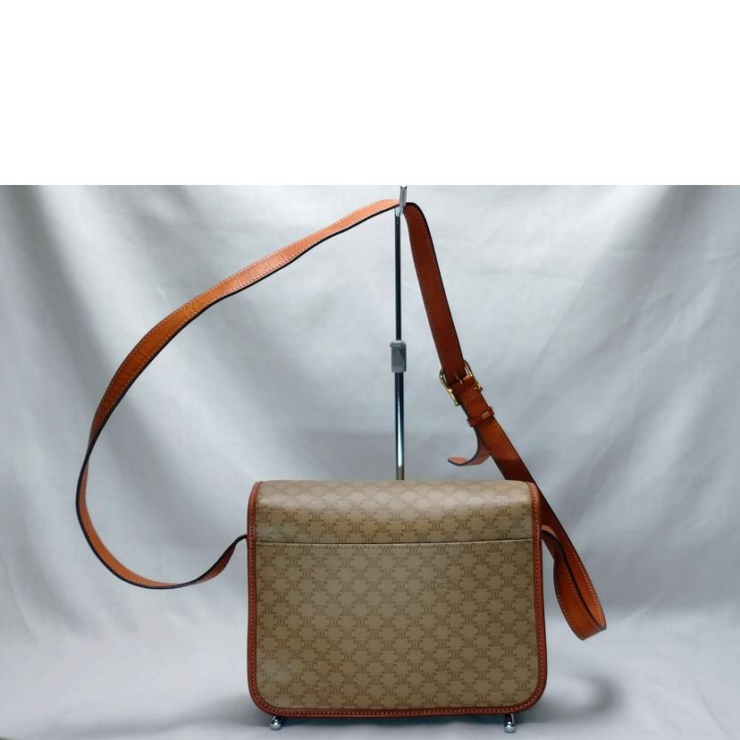 CELINE セリーヌ/マカダム柄 サークルロゴショルダーバッグ/M13//BCランク/52