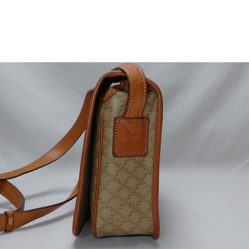 CELINE セリーヌ/マカダム柄 サークルロゴショルダーバッグ/M13//BCランク/52