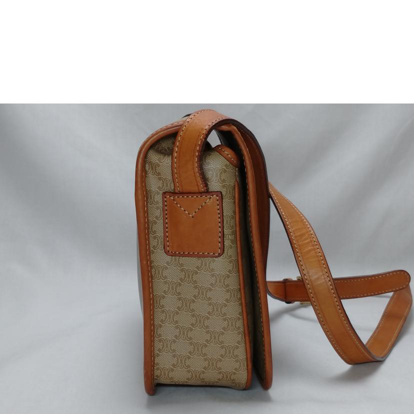 CELINE セリーヌ/マカダム柄 サークルロゴショルダーバッグ/M13//BCランク/52