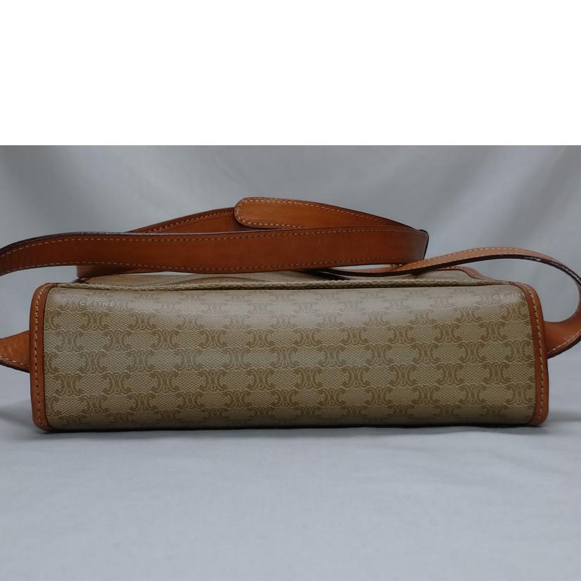 CELINE セリーヌ/マカダム柄 サークルロゴショルダーバッグ/M13//BCランク/52