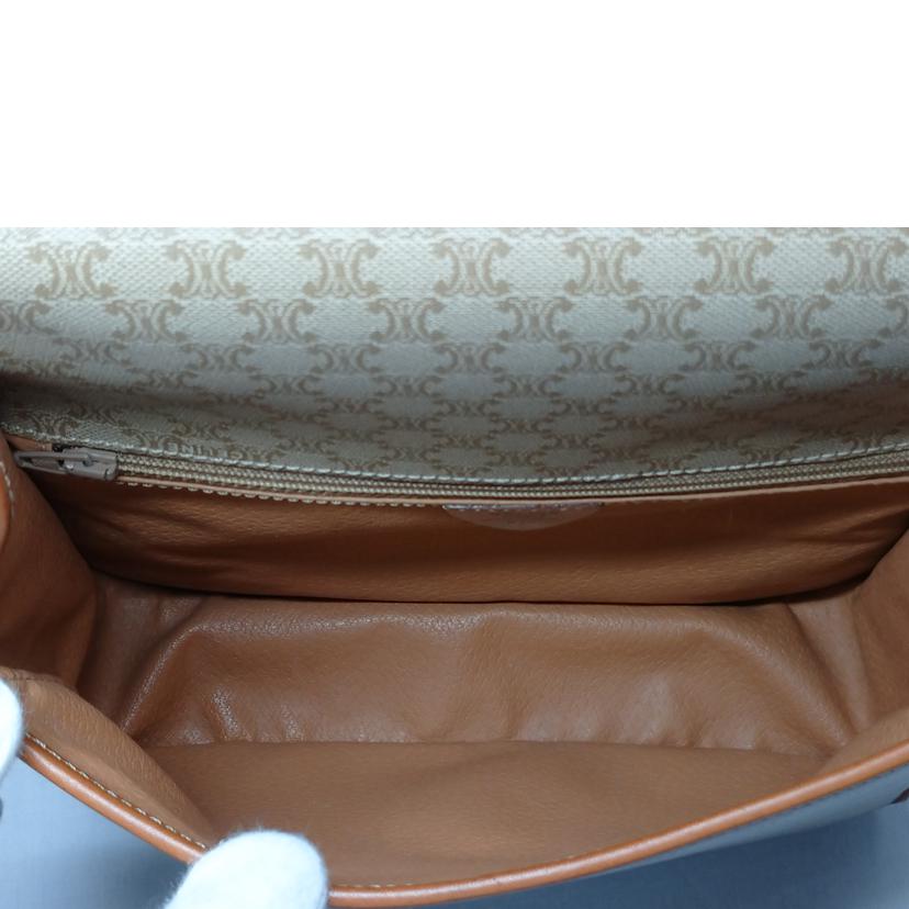 CELINE セリーヌ/マカダム柄 サークルロゴショルダーバッグ/M13//BCランク/52