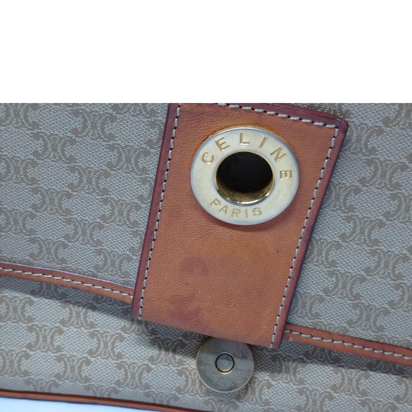 CELINE セリーヌ/マカダム柄 サークルロゴショルダーバッグ/M13//BCランク/52