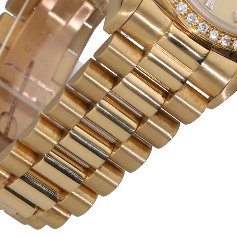 ROLEX/K18デイデイト ダイヤベゼル/18048A//R35****/Aランク/67