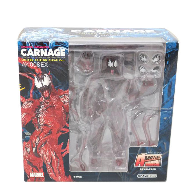 KAIYODO 海洋堂/アメイジングヤマグチ 008 カーネイジ Limited edition clear ver. 「スパイダーマン」 セブンネット限定/AY-008EX//Aランク/88