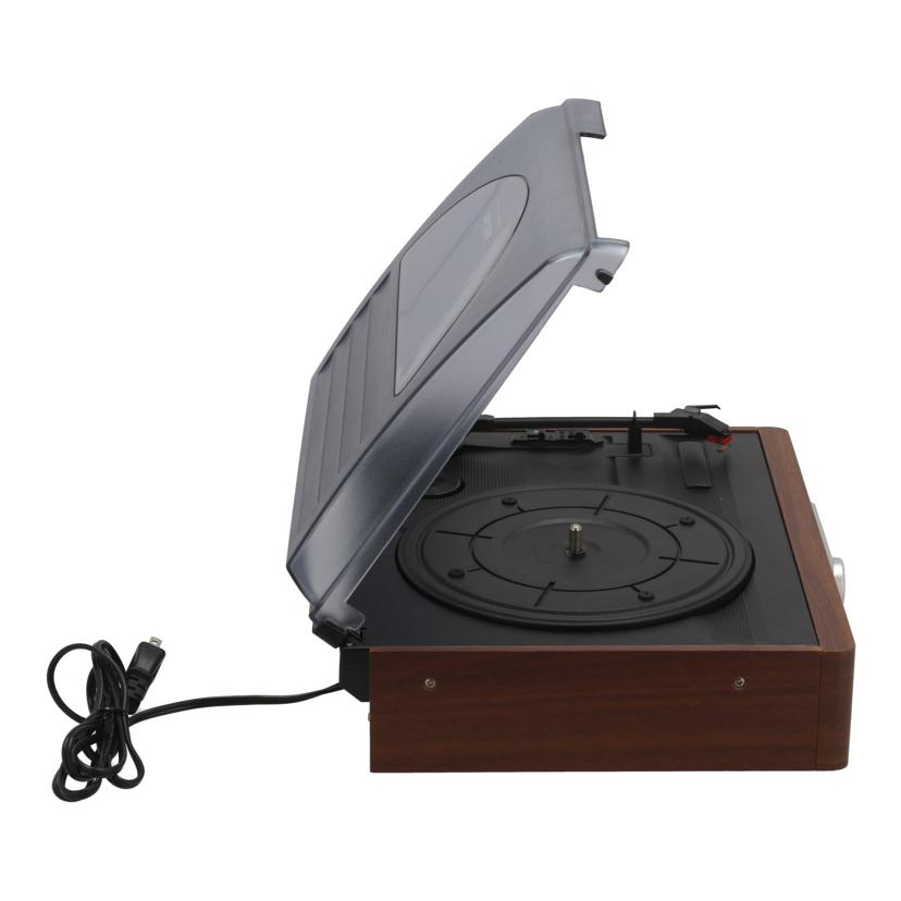 AudioComm オーム電機 /ラジオ付きレコードプレーヤー/RRM-2775K//6105010695/Bランク/05