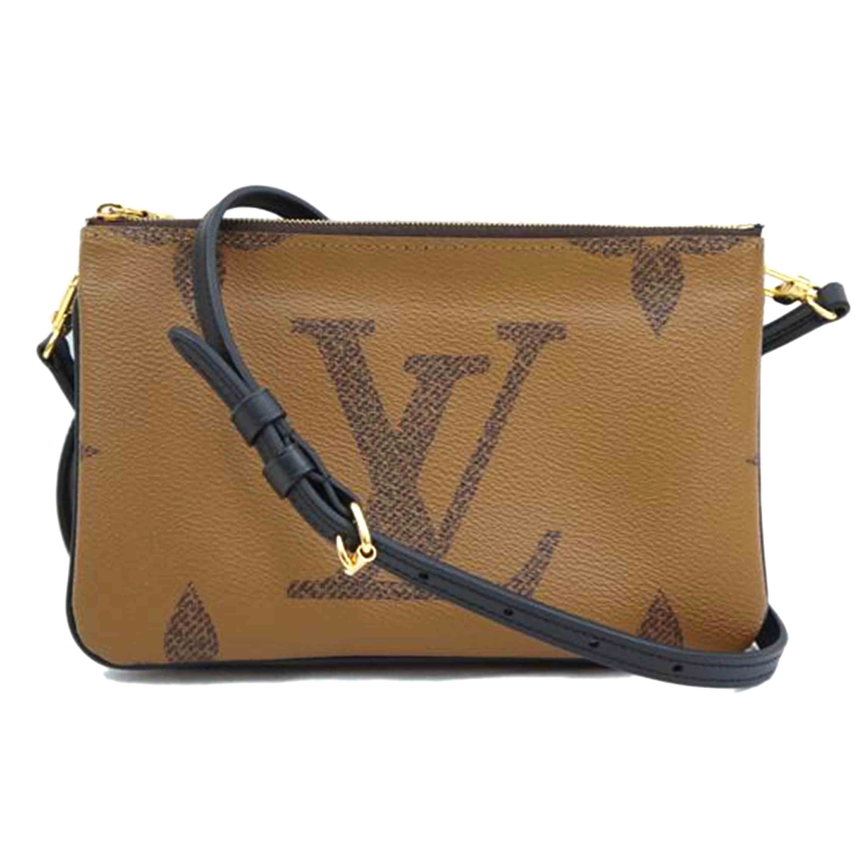 LV ルイヴィトン/ポシェット・ドゥーブルジップ/モノグラム・ジャイアント/M69203//RFI*/Aランク/67