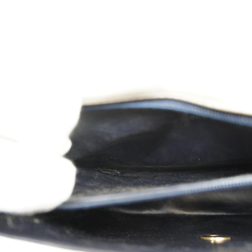 CHANEL シャネル/ラムスキンマトラッセチェーンホワイト//シール***/Bランク/92