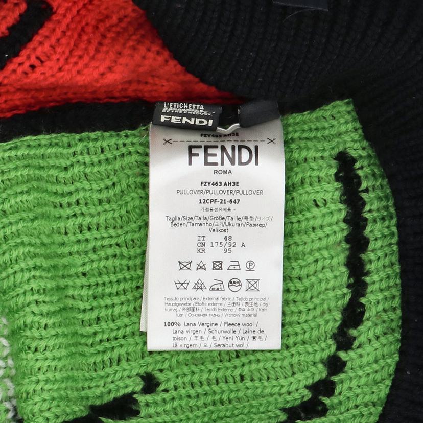 FENDI フェンデイ/FENDI ロゴ長袖ニット/FZY463 AH3E//BCランク/94