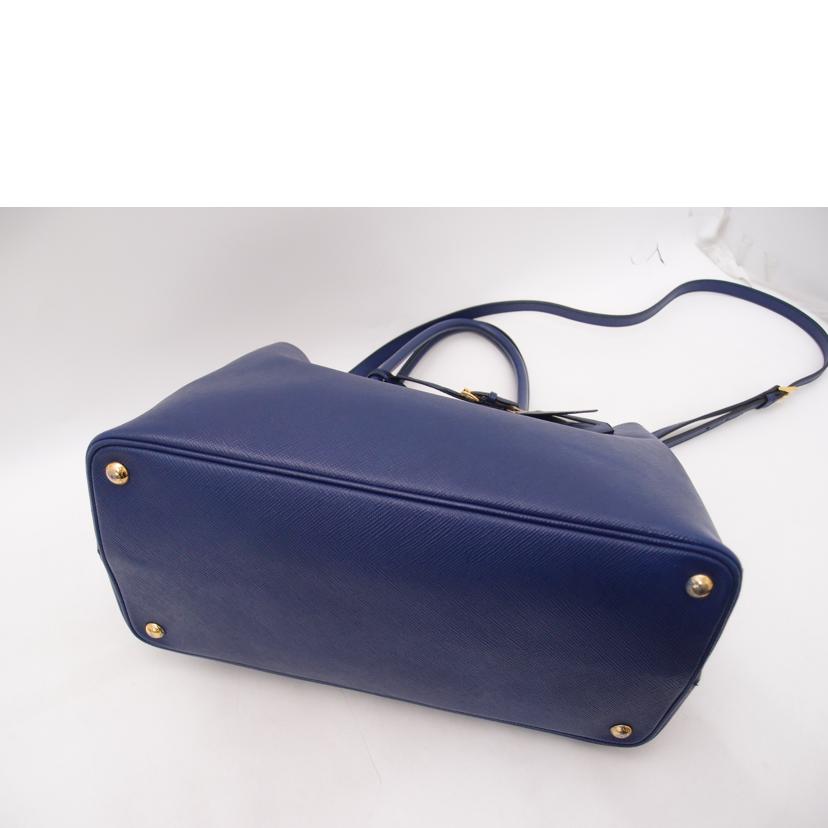 PRADA プラダ/サフィアーノ2wayトート/ブルー//117/ABランク/69
