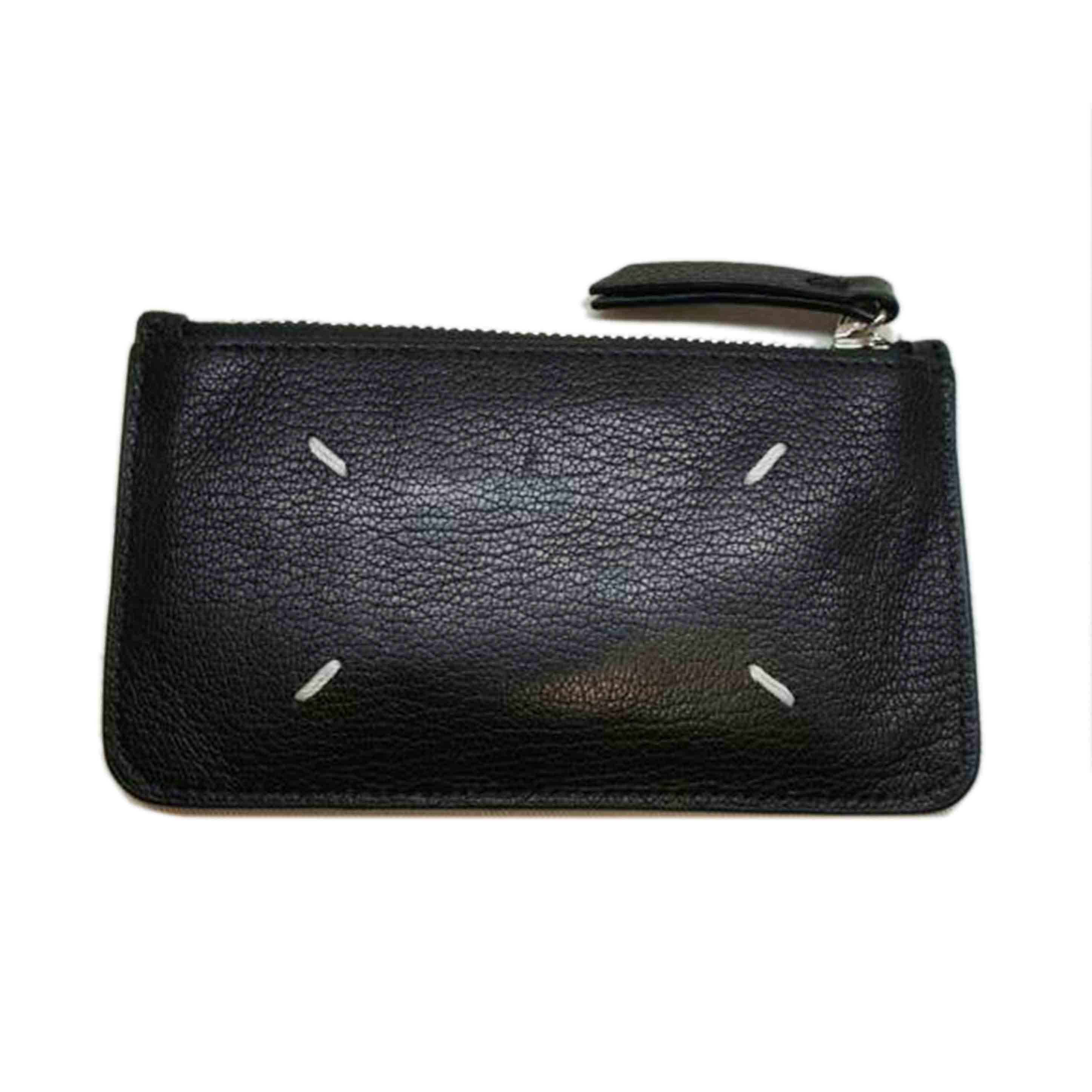 Maison Margiela メゾンマルジェラ/レザーカードケースブラック/SA1VX0003//ABランク/92