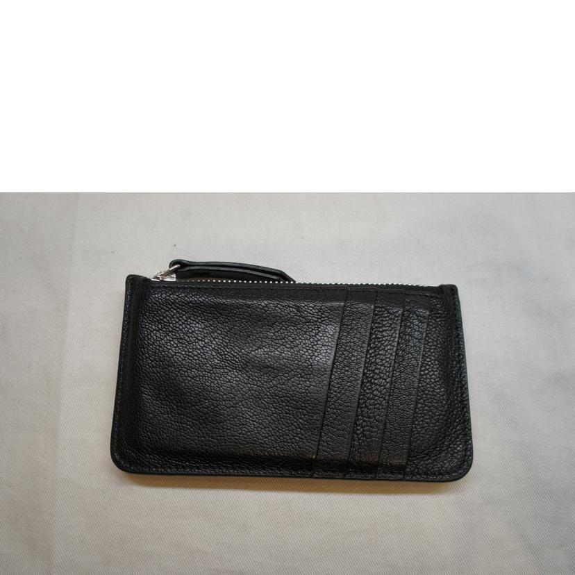 Maison Margiela メゾンマルジェラ/レザーカードケースブラック/SA1VX0003//ABランク/92