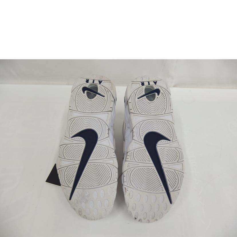 Nike NIKE/ Air More Uptempo White/Midnight Navy/DH8011-100//26.5/Bランク/82