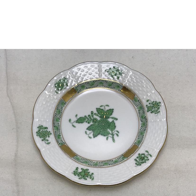 HEREND ヘレンド/アポニーグリーン クリームカップ&ソーサー//ABランク/51