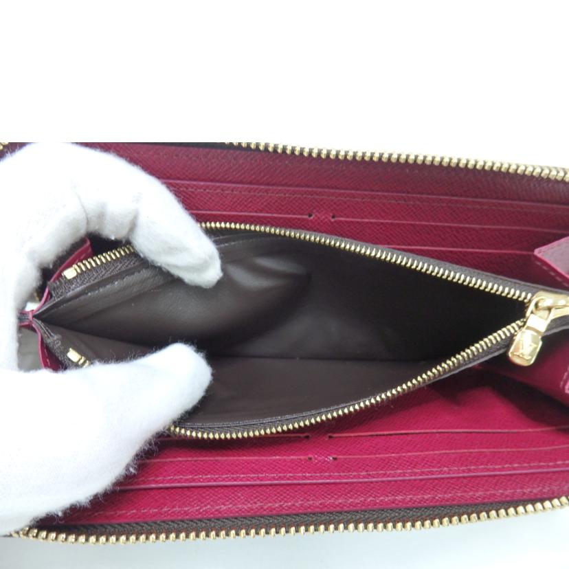 LV ルイヴィトン/ポルトフォイユ・クレマンス/モノグラム/フューシャ/M60742//RFI****/Aランク/84