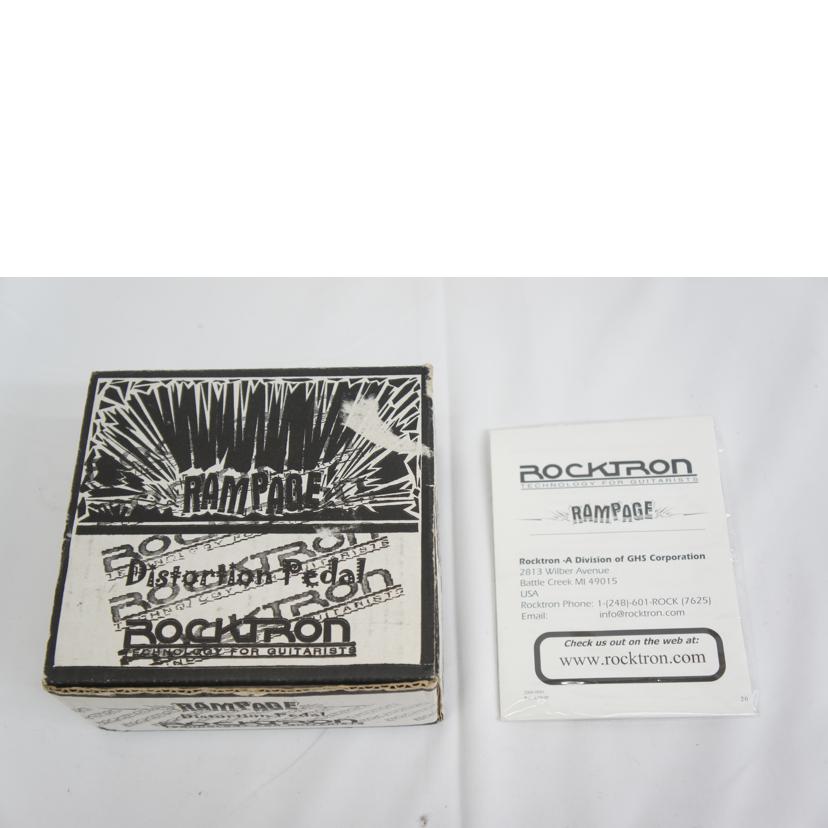 Rocktron ロックトロン/エフェクター RAMPAGE/RAMPAGE//010500361/Bランク/05