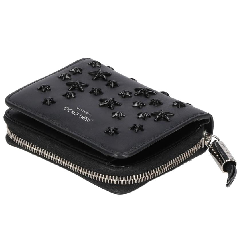 JIMMY CHOO ジミーチュウ/ジミーチュウスタースタッズ二つ折り財布//ABランク/75