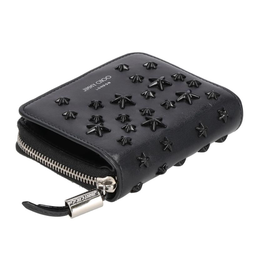 JIMMY CHOO ジミーチュウ/ジミーチュウスタースタッズ二つ折り財布//ABランク/75