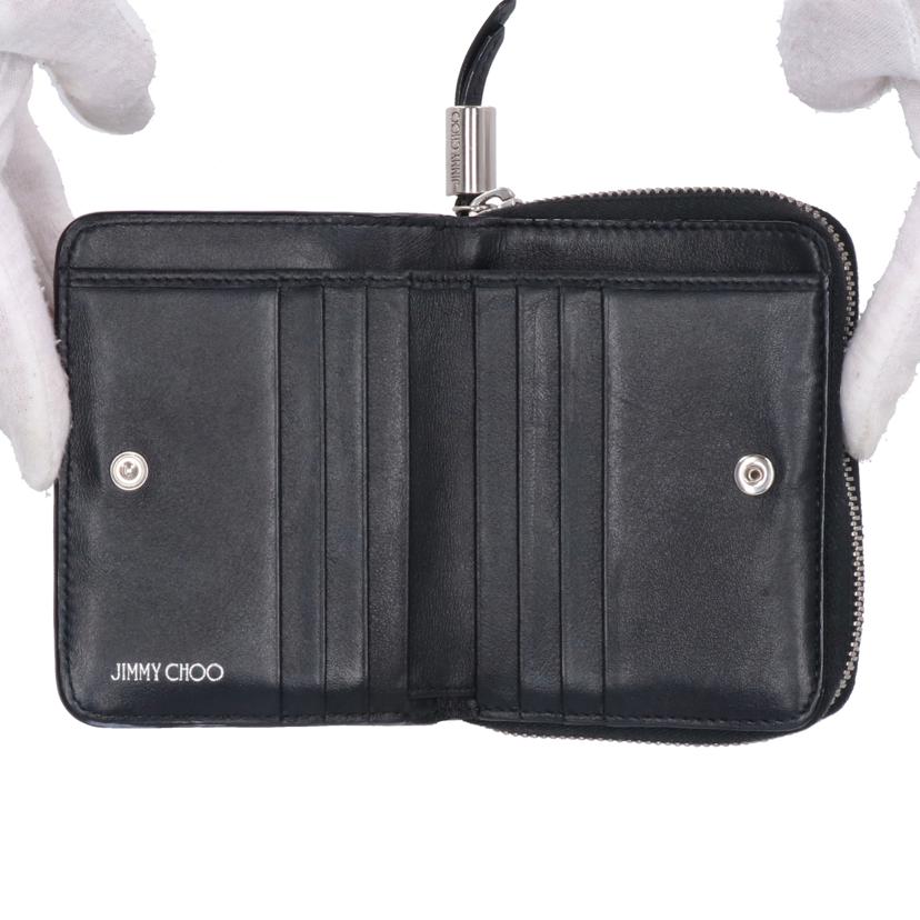JIMMY CHOO ジミーチュウ/ジミーチュウスタースタッズ二つ折り財布//ABランク/75