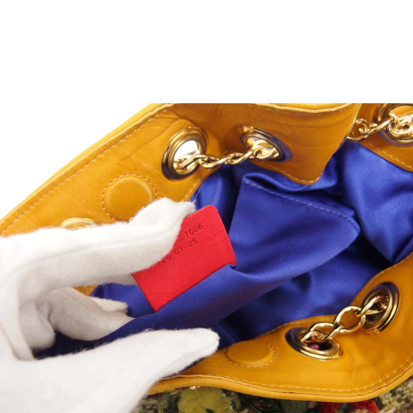 ETRO エトロ/花柄チェーンショルダーバッグ/ウール/15430-7006//26-*****/Bランク/04