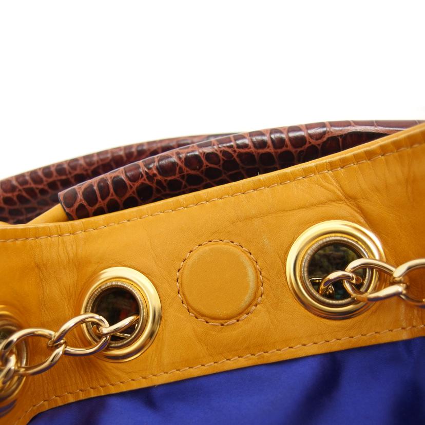 ETRO エトロ/花柄チェーンショルダーバッグ/ウール/15430-7006//26-*****/Bランク/04