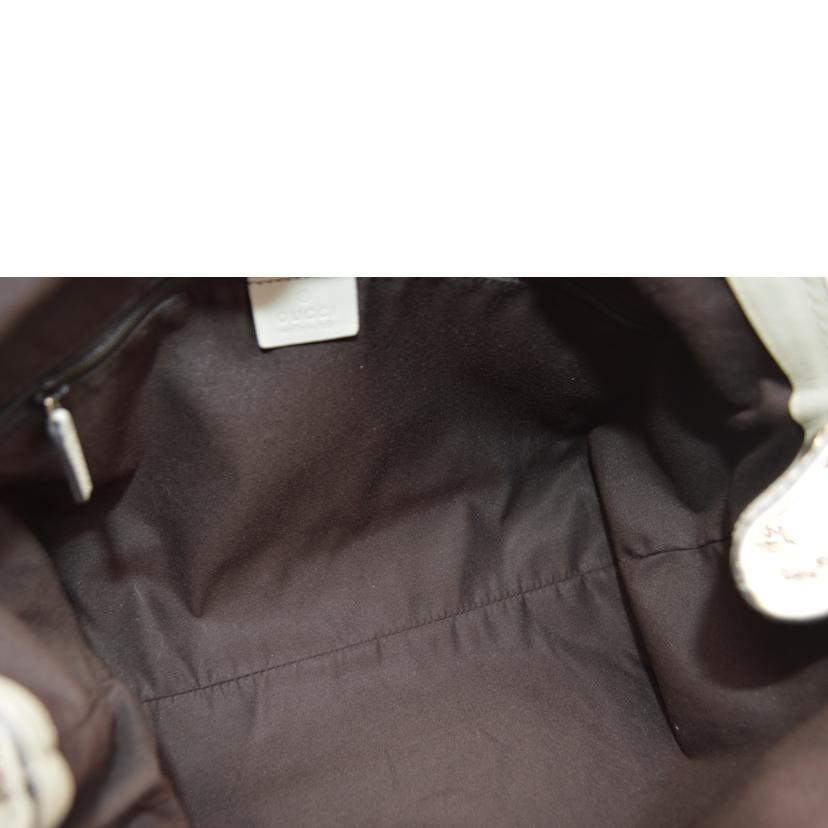 GUCCI グッチ/GGキャンバススーキーレザーハンド/アイボリー/211944//486***/ABランク/89