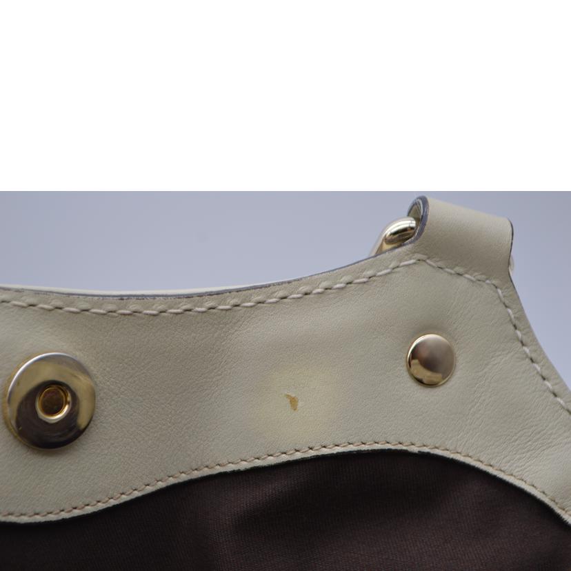 GUCCI グッチ/GGキャンバススーキーレザーハンド/アイボリー/211944//486***/ABランク/89