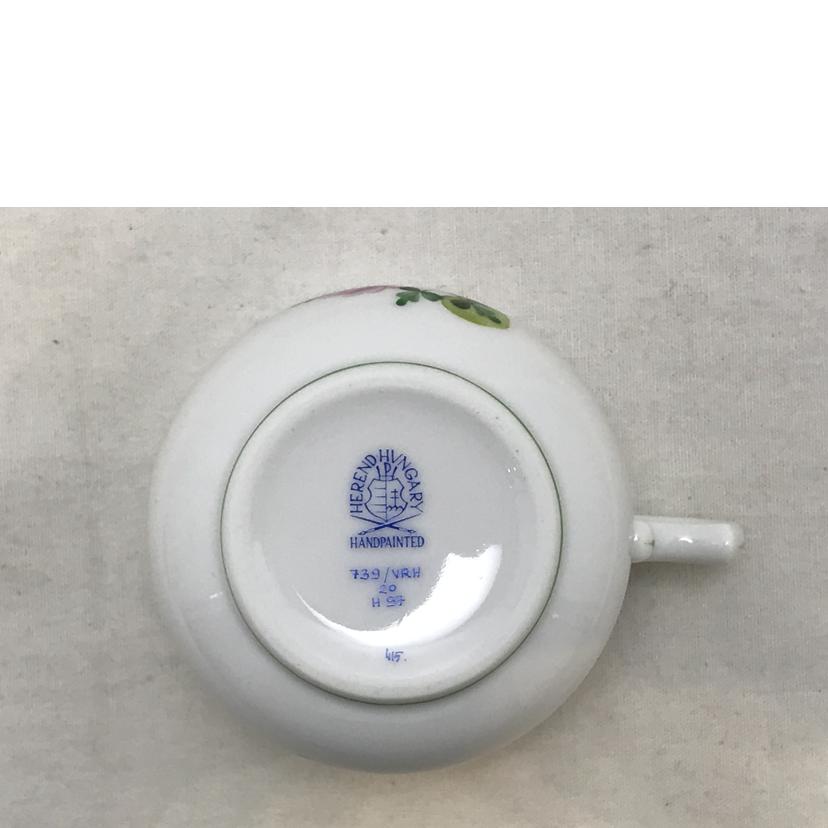 HEREND ヘレンド/ウィーンの薔薇 クリームカップ&ソーサー//ABランク/51