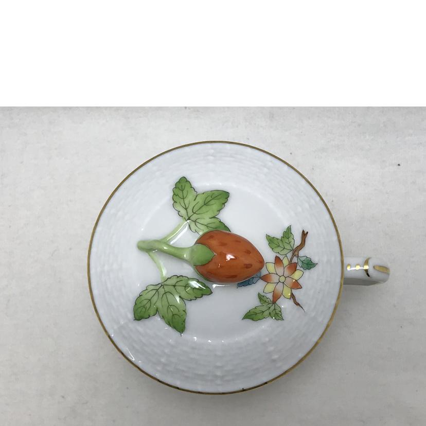 HEREND ヘレンド/ヴィクトリアプレーン クリームカップ&ソーサー 蓋つき//ABランク/51