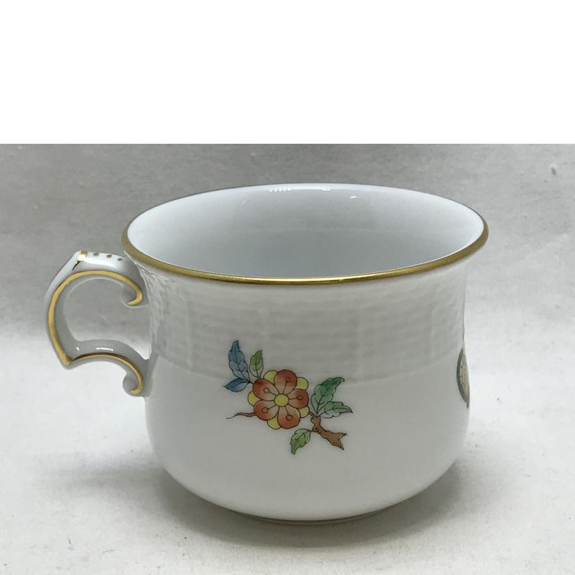 HEREND ヘレンド/ヴィクトリアプレーン クリームカップ&ソーサー 蓋つき//ABランク/51