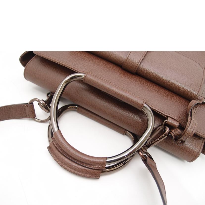 GUCCI グッチ/レザー2wayハンド/ブラウン/000.2058//307/Aランク/69