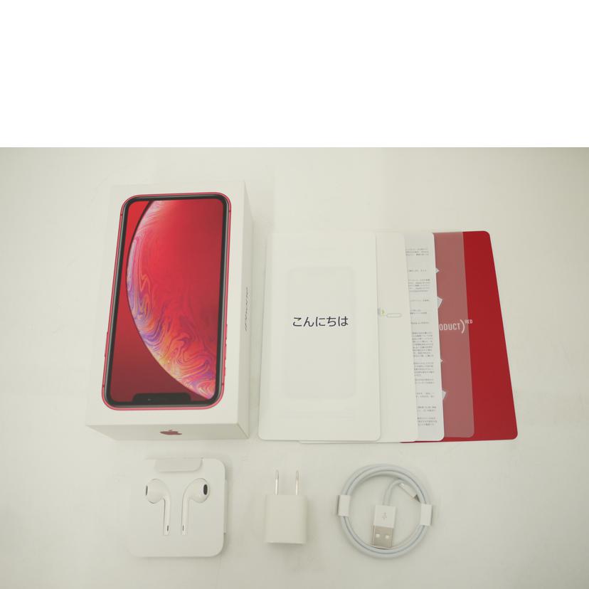 Apple アップル/iPhone XR 64GB (PRODUCT)RED/MT062J/A//F4GY134FKXL3/Bランク/69