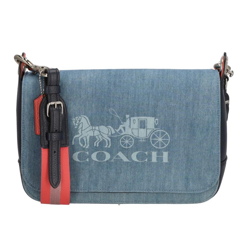 COACH コーチ/デニムメッセンジャーバッグ/91137//A20**/Bランク/85