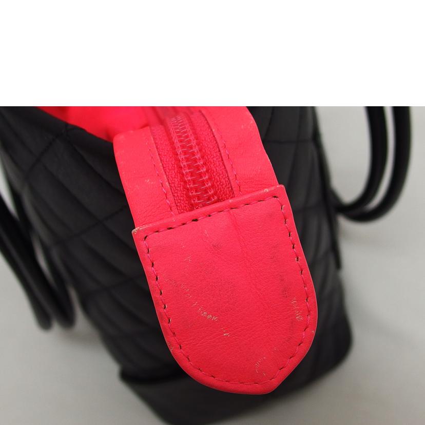 CHANEL シャネル/カンボンライントートバッグ/ブラック×ピンク/A25166//151*****/ABランク/04